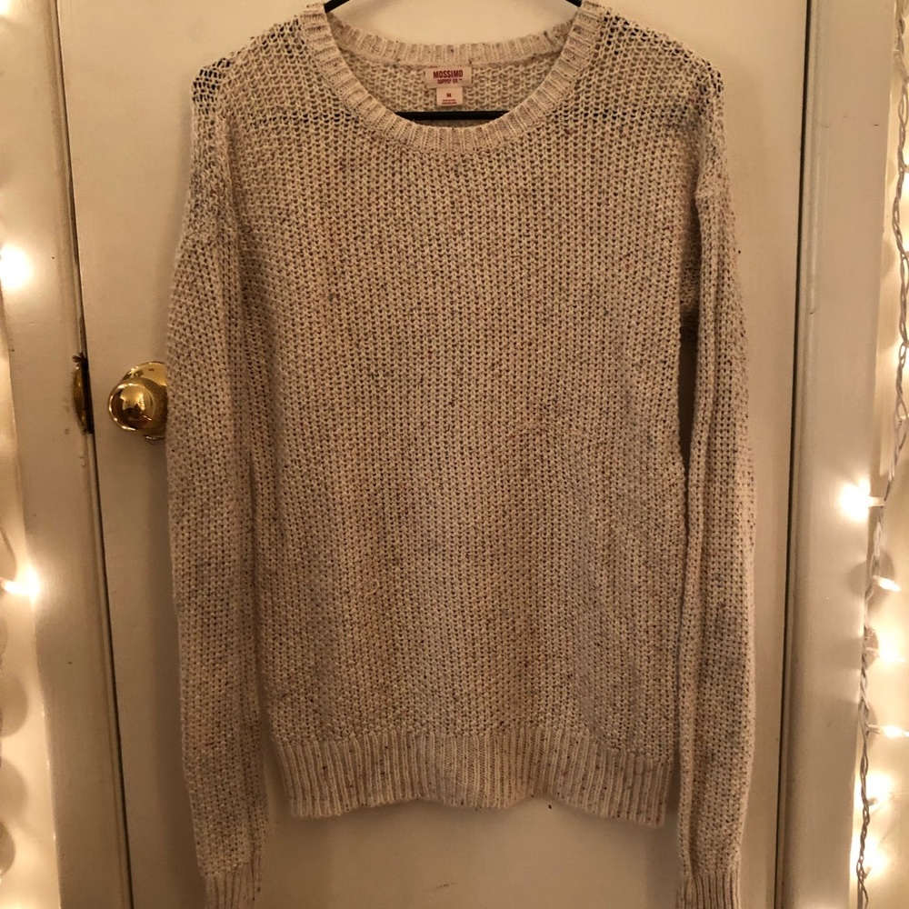 Cream knit sweater